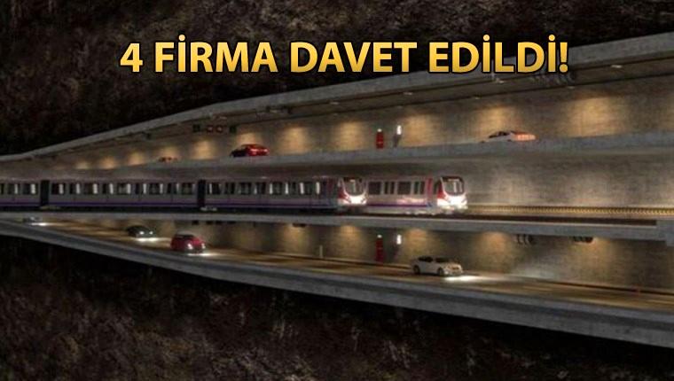 3 Katlı Büyük İstanbul Tüneli için teklif zarfları açılıyor