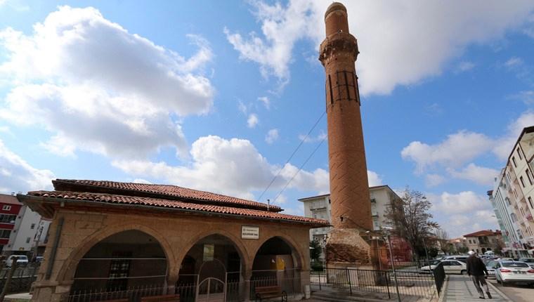 Aksaray'daki Eğri Minare'de restorasyon başlıyor