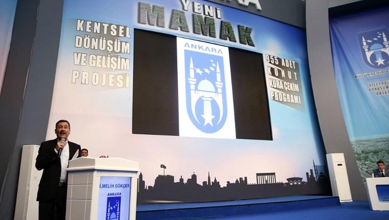 Ankara Mamak'ta 955 konutun kura çekilişi yapıldı 