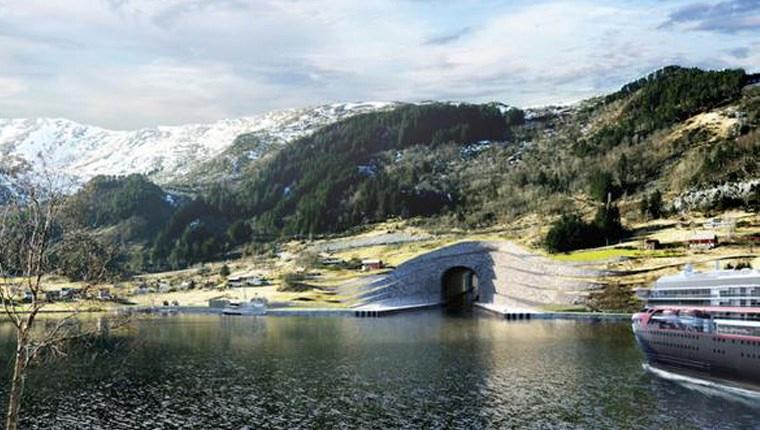 Norveç'te deniz ulaşımı için 315 milyon dolarlık tünel!