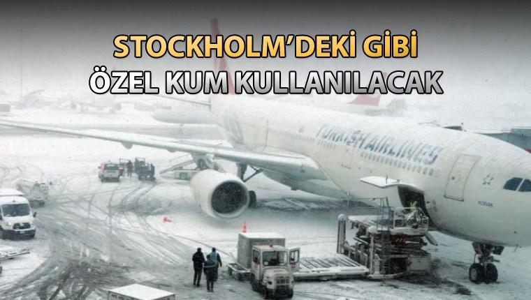 Atatürk Havalimanı'nın pistleri kışın buzlanmayacak!