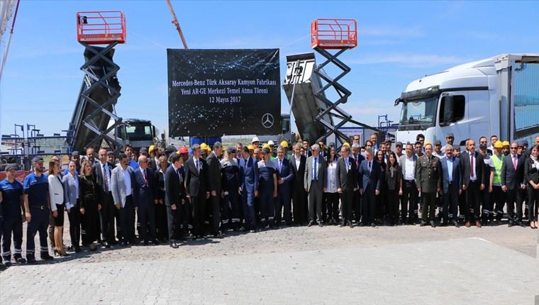 Mercedes'in Aksaray'daki Ar-Ge merkezinde temel atıldı!