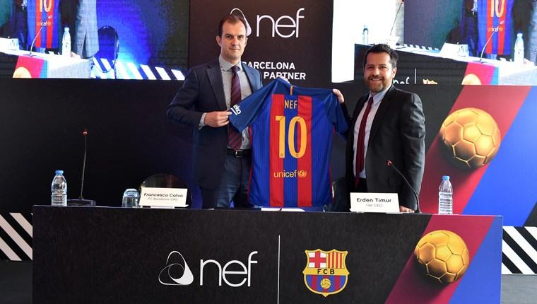 Nef, FC Barcelona'ya sponsor oldu!