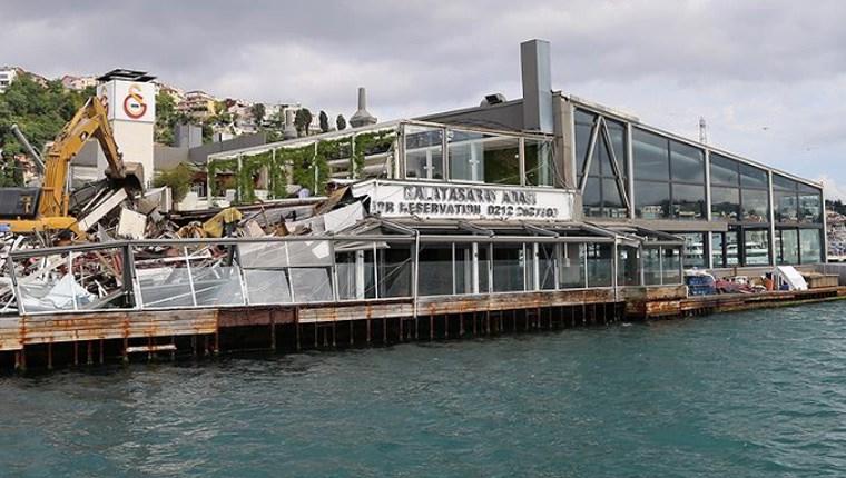 Galatasaray Adası'ndaki tüm yapılaşma yıkıldı