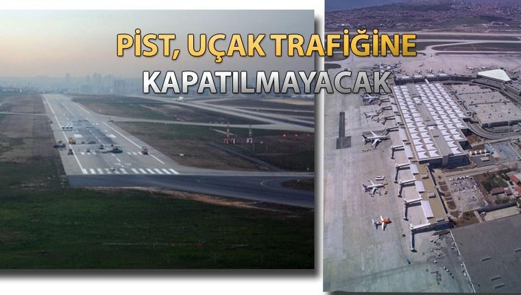 Atatürk Havalimanı'nın pistine 'taş mastik' asfalt!