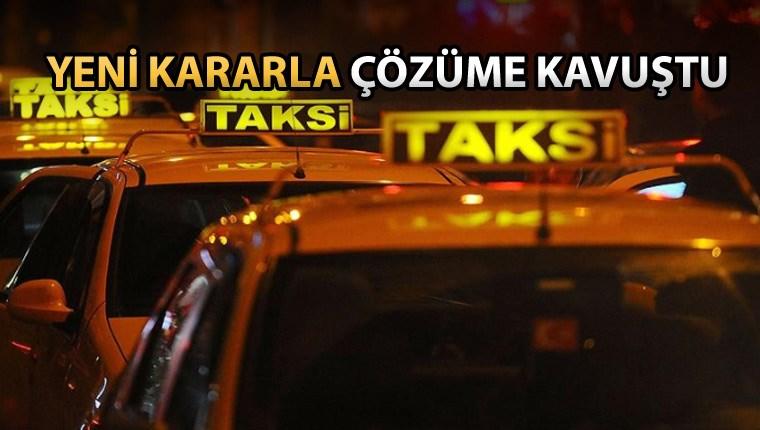 İstanbul'daki taksiciler havalimanlarından yolcu alabilecek 