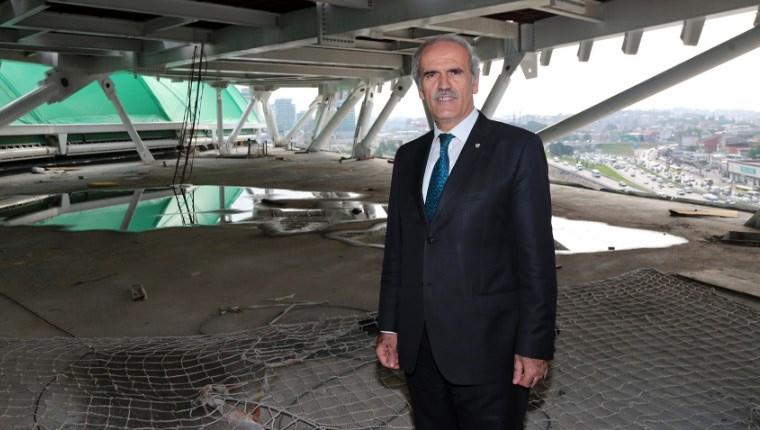 Bursa'nın timsah figürlü stadında 'kafa' imalatı tamamlanıyor