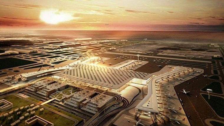 3. Havalimanı'ndaki AVM ve otopark inşaatı yükseliyor 