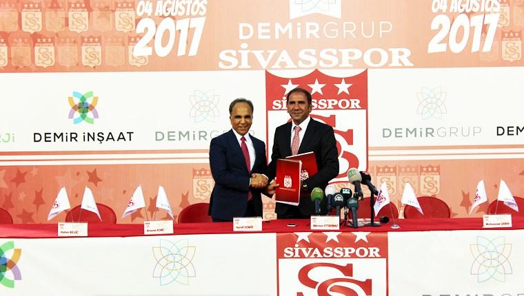 Demir Grup, Sivasspor'a 4 milyon TL ile sponsor oldu 