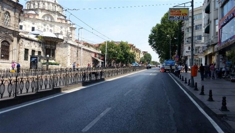 Aksaray'daki Ordu Caddesi, pazar günleri için yayalaştırıldı!