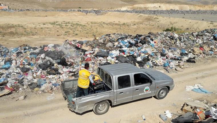 Siirt'te 180 ton evsel atık depolama tesisine dökülüyor