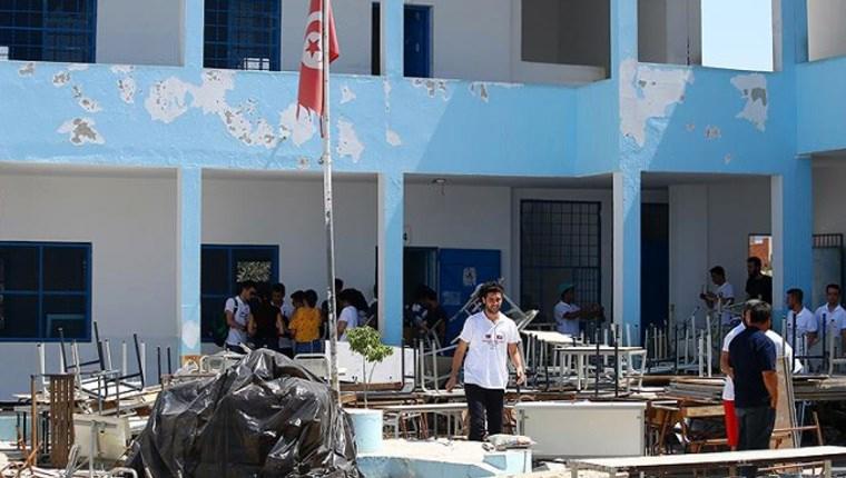 TİKA, Tunus'taki bir okulun tadilat çalışmalarına başladı 