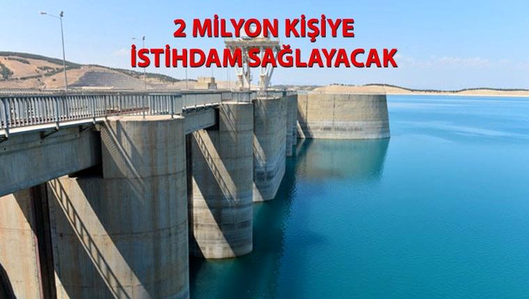 Atatürk Barajı'nın suyu, 10 milyon dönüme ulaşacak