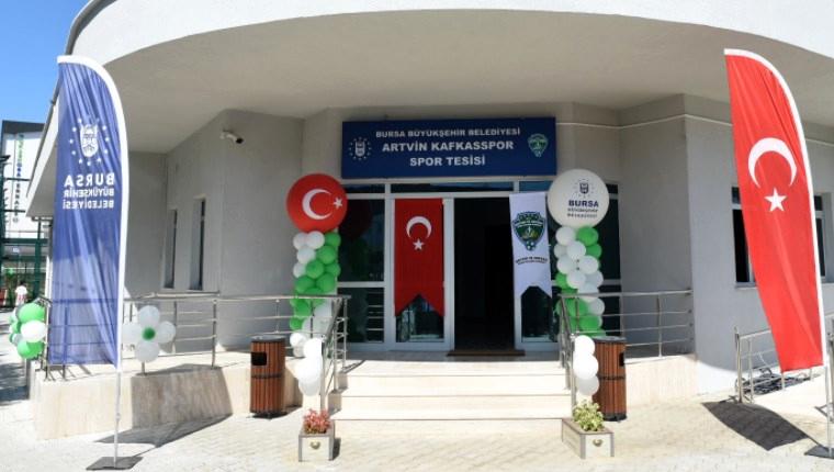 Bursa'da Artvin Kafkasspor Spor Tesisleri hizmete açıldı