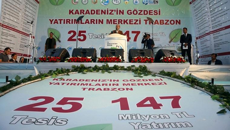 Trabzon'da 147 milyon liralık 25 tesisin temeli atıldı