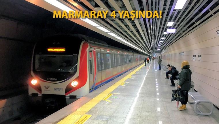 Marmaray, 4 yılda 226 milyon yolcu taşıdı