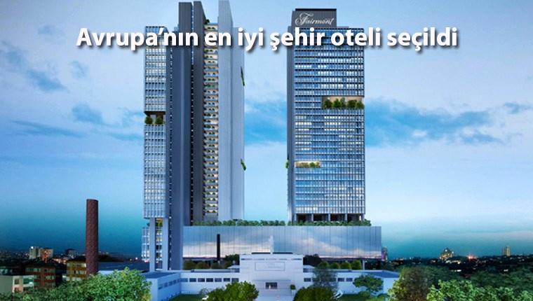 Fairmont Quasar İstanbul, "en iyi otel" ödülünü aldı
