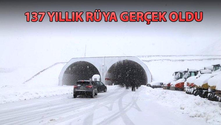 Ovit Tüneli, ulaşıma açıldı 