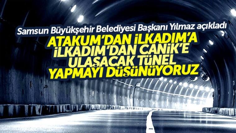 Samsun’da Atakum-Canik ilçeleri arasına tünel yapılacak 