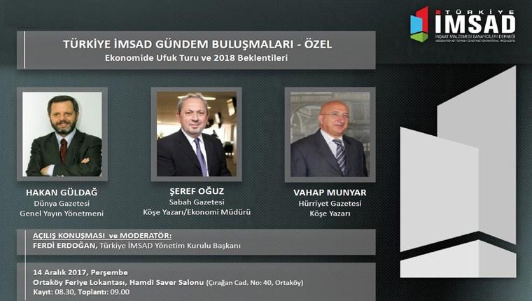 Türkiye İMSAD, 14 Aralık'ta Gündem Buluşmaları düzenliyor 