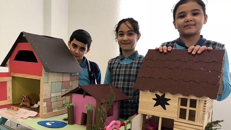 Öğrenciler, hayallerindeki müstakil evleri tasarladı