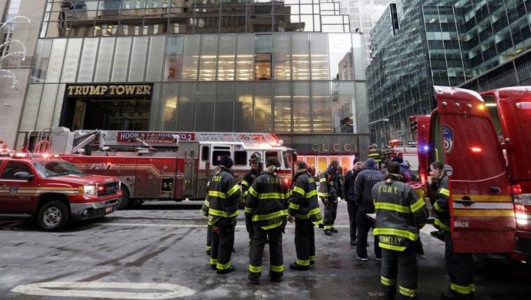 New York'taki 58 katlı Trump Tower'da yangın!