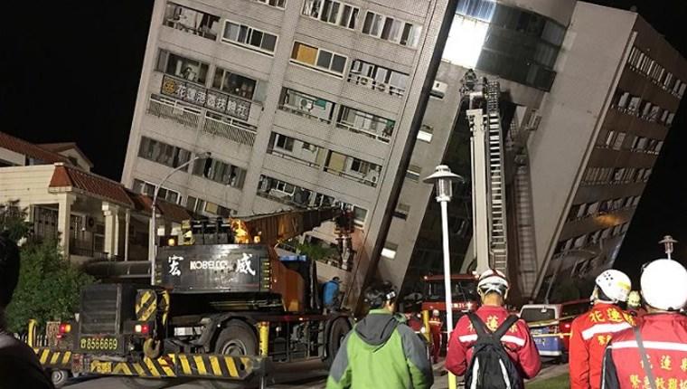 Tayvan'da 6,4 şiddetinde deprem!
