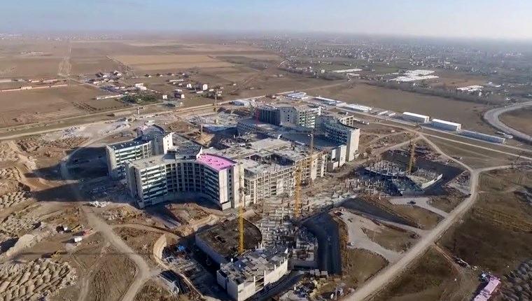 Konya Şehir Hastanesi hızla yükseliyor