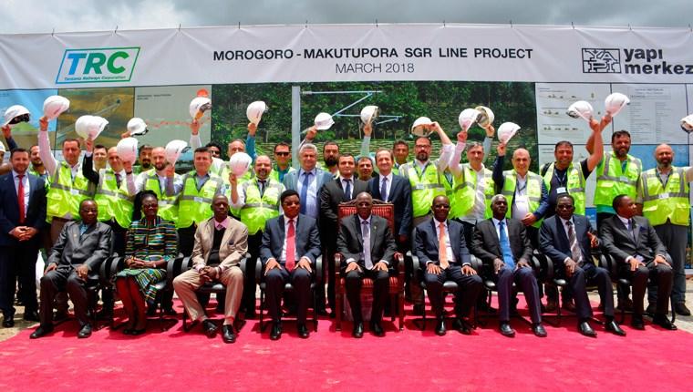 Yapı Merkezi, Tanzanya’daki demiryolu projesinin temelini attı!