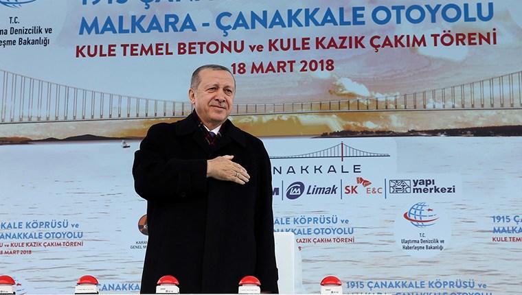 Cumhurbaşkanı, Çanakkale Köprüsü'nün açılış tarihini açıkladı