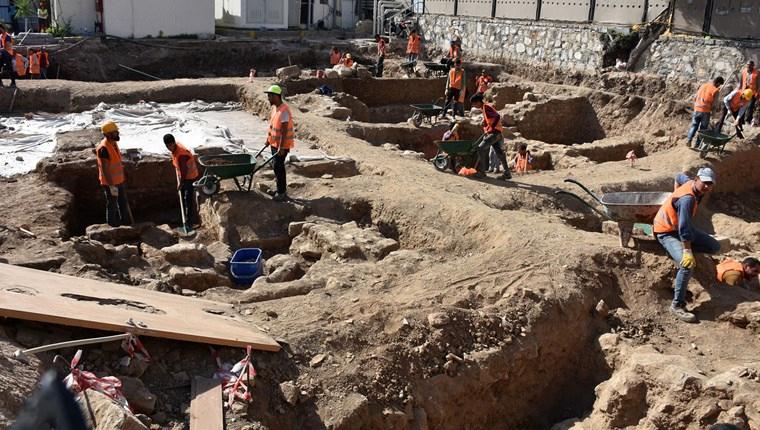 Muğla'da inşaat kazısı sırasında tarihi kalıntılar çıktı
