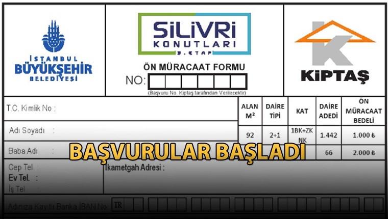 KİPTAŞ Silivri 3. Etap için ön müracaat formu ESD'de!