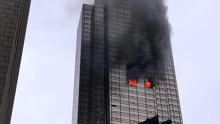 ABD'deki Trump Tower'ın 50. katında yangın çıktı 