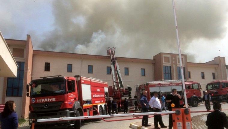Bursa'da hastanede yangın!