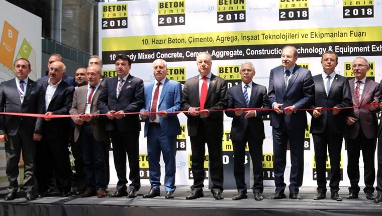 Beton İzmir 2018 Fuarı açıldı 