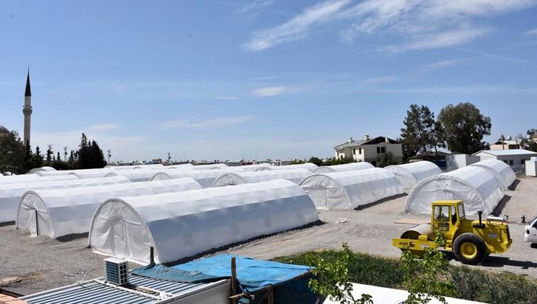 Samsat'ta kurulan çadır çarşısıyla ekonomi canlanacak