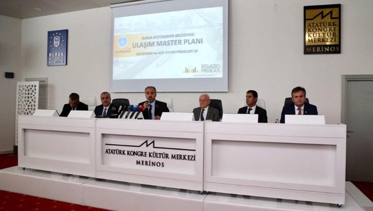 Bursa'da 15 yıllık ulaşım master planı hazırlandı 
