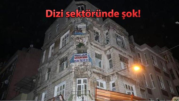 İstanbul'daki o bina çöktü, polis yolu kapattı!