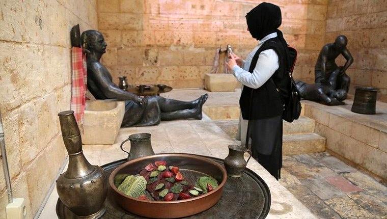 Gaziantep'teki Hamam Müzesi nostalji yaşatıyor 