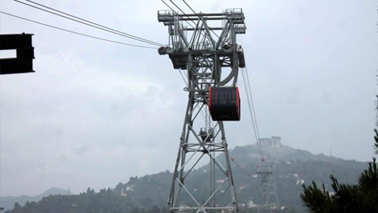 Karadeniz'in en uzun teleferik hattı Trabzon'da hizmete girdi