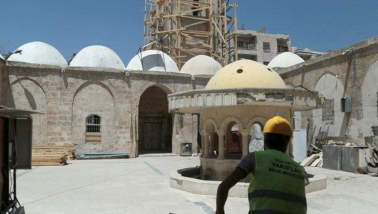 Bab'daki tarihi cami ve çarşı restore ediliyor