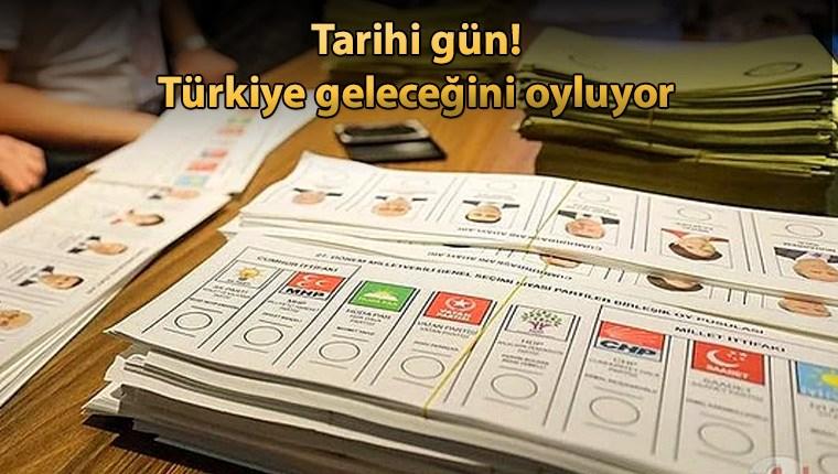 Türkiye, sandık başında! Oy verme işlemi başladı