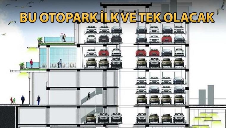 Trabzon'da 9 katlı tam otomatik otopark yapılıyor