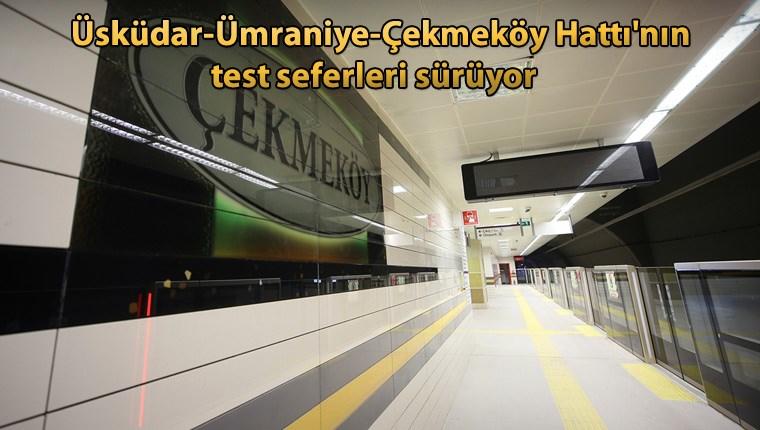 Türkiye'nin ilk sürücüsüz metrosunda test sürüşleri devam ediyor
