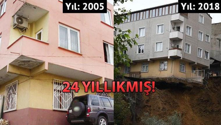 Sütlüce'de yıkılan binanın 13 yıl önceki fotoğrafı!