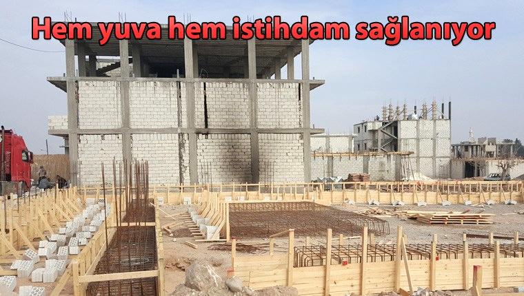 Fırat Kalkanı bölgesinde inşaat sektörü hareketlendi 