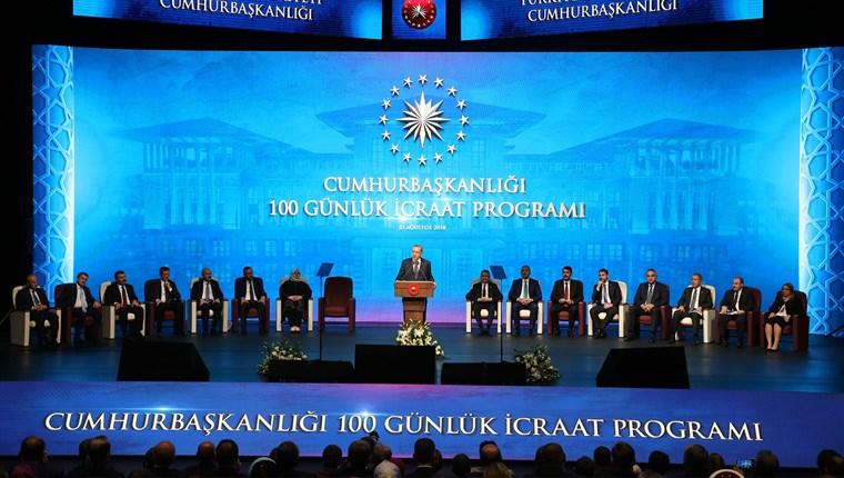 Başkan Erdoğan, 100 günlük eylem planını açıklıyor