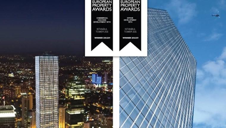 İstanbul Tower 205’e European Property Awards’tan 2 ödül!