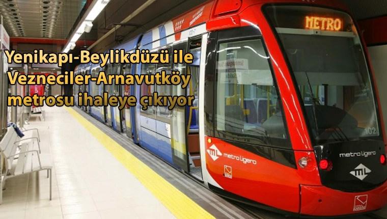 İstanbullulara müjde! İki metro hattı daha geliyor
