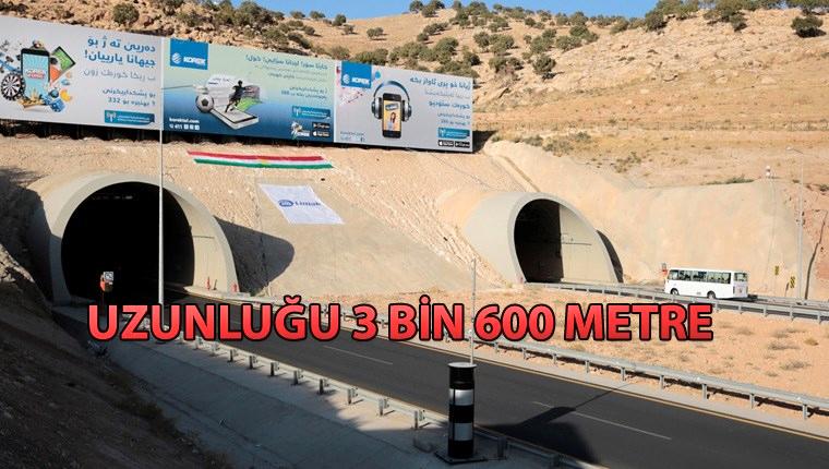 Limak İnşaat tarafından yapılan Zaho Tüneli açıldı 